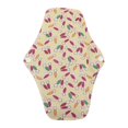 thumbnail image 3 of 5pcs Bamboo Charcoal Cloth Menstrual Pads Super Absorbent Floral Printed Reusable Sanitary Pads for Women M Size T18, 3 of 5