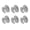 Sand silver, variant on Round Cabinets Knobs with Strong Adhesive Steel Hardware Reusable Cabinets Handles set for Drawers Glass Door Installation