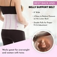 thumbnail image 5 of Gabrialla Strong Support Pregnancy Belly Bands for Pregnant Women: MS-99 (WHITE, MEDIUM), 5 of 7