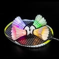 thumbnail image 3 of Ksports LED Badminton Shuttlecocks Feather 4 Pack Tube − Glow in the Dark Birdies, 3 of 7