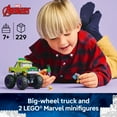 thumbnail image 4 of LEGO Marvel The Hulk Truck vs. Thanos - Monster Truck Building Toy for Kids 7+ - Includes Hulk & Thanos Toy Minifigures - Creative Birthday Gift Idea for Girls and Boys - 76312, 4 of 8