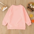 thumbnail image 7 of Icvfdpl Girls Fashion Tops Toddler Birthday Letter Printing Casual Round Neck T Shirt Sweatshirt Long Sleeved Top Children'S Clothing Dailywear, 7 of 7