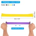 thumbnail image 2 of Uxcell Towel Bands, 12in2 Sets 9.84x1 Inch Silicone Stretchable Towel Chair Clips Straps, 6 Colors, 2 of 7