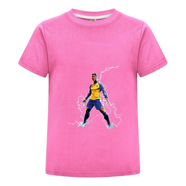 Camiseta Cristiano Ronaldo para Niño con Estilo Playera Manga Corta