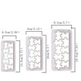 thumbnail image 3 of Geometric Square Cake Cutter Set Multifunctional Cookie and Fondant Cutting Tool for Beginners and Cake Decorators, 3 of 6