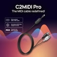 thumbnail image 2 of CME C2MIDI Pro - Cable MIDI USB-C de doble propósito con filtro, mapeador y enrutador - Interfaz USB a MIDI Plug & Play - Cable MIDI independiente inteligente con procesador de 32 bits, 2 of 9