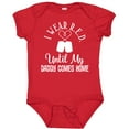 thumbnail image 3 of Inktastic Military Deployment Wear Red for Daddy Boys or Girls Baby Bodysuit, 3 of 5