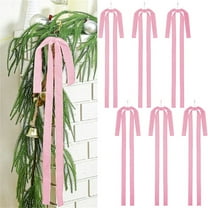 ZLKMQM 6 Pcs Velvet Christmas Swag Bow 23.62x15.75 Inch Rustic Large Velvet Christmas Staircase Wreath Bows Vintage Tree Topper Bows Large Bow