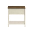 thumbnail image 6 of Coffee Tables Accent Table, End, Side Table, 2 Tier, Narrow, Bedroom, Lamp, Storage Drawer, Antique White Veneer, Brown Veneer, Transitional,Wooden Coffee Tables, 6 of 11