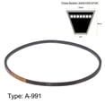 thumbnail image 2 of Uxcell A-991 V-Belts Drive Belt 991mm Inner Girth Rubber for Power Transmission 2 Pack, 2 of 6