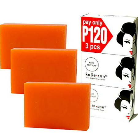 3 Kojie SAN Kojic Skin Lightening Soaps USA Seller (Best Kojic Soap In The Philippines)