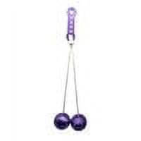 Clacker Ball Juguetes para niños y adultos (morado con luz)