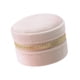 thumbnail image 5 of Caja de caja de almacenamiento de joyas, viaje portátil con espejo, mini organizador, joyero para anillos, collar, pulsera, rosa circular, 5 of 9