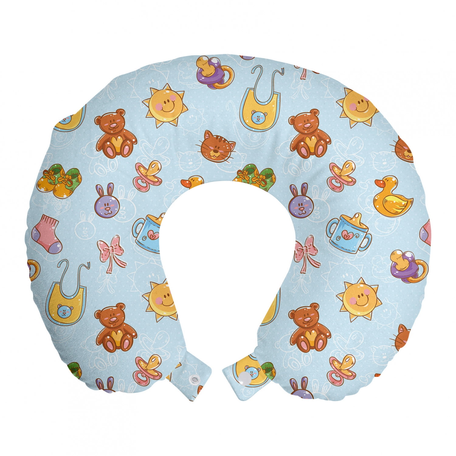 teddy bear memory foam pillow