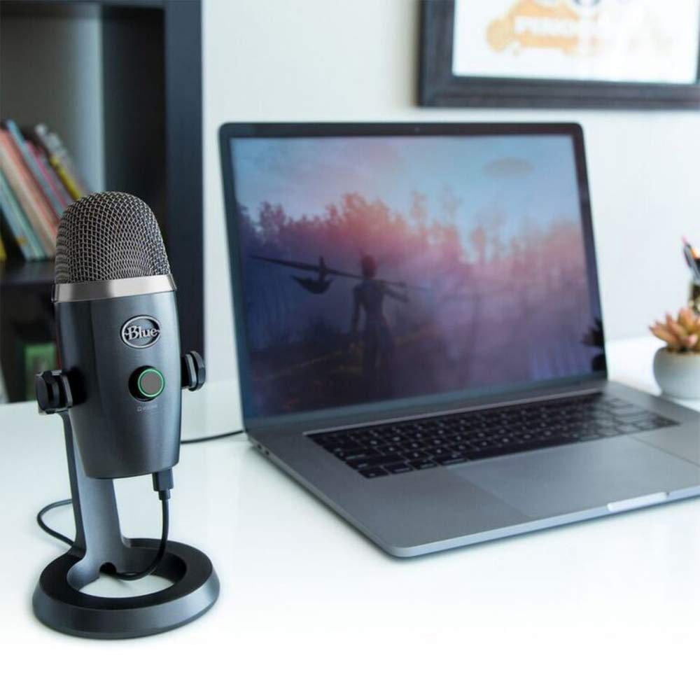 BLUE MICROPHONES Microphone Yeti Nano Premium USB (gris foncé - 0281)
