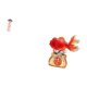 thumbnail image 5 of Escultura de estatua de resina de niña tradicional china con koi Feng Shui, figura en miniatura, decoración de escritorio para dormitorio, oficina, 5 of 8