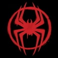 thumbnail image 2 of Men's Spider-Man: Across the Spider-Verse Graffiti Red Logo  Graphic T-Shirt, 2 of 5