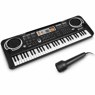 Electric Instrument Current Watt 61 Keys Kids Digital Music Electronic Keyboard Electric Piano Beginner ...