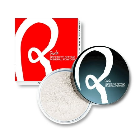 (3 Pack) RUDE Under Eye Setting Mineral Powder (Best Under Eye Setting Powder For Mature Skin)