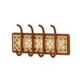 thumbnail image 4 of AMERTEER 1/6 Miniature Coat Hook Key Hook Photo Props Coat Hanger for Brown, 4 of 9