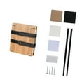 thumbnail image 4 of Rongfmy 5 Layers Flower Pressing Kit Embossing Machine for Greeting Cards Scrapbooks 26cmx19cm, 4 of 9