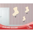 thumbnail image 3 of Bigger Better | Unfinished Wood Stocking Shape |  DIY Craft Cutout 36" / 1/4", 3 of 3