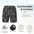 thumbnail image 5 of Fotbe Daisies Flowers Men’s Swim Trunks Quick Dry Swim Shorts Board Shorts with Mesh Lining-Medium, 5 of 9