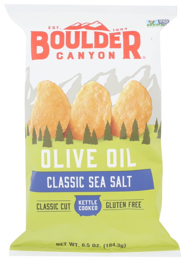 Boulder Canyon Kettle Chips Olive Oil, 6.5 Oz