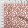 thumbnail image 2 of oneOone Polyester Spandex Red Fabric Floral Sewing Craft Projects Fabric Prints By Yard 56 Inch Wide, 2 of 5