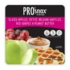 PRO2snax Sliced Apples, Petite Belgian Waffles, Red Grapes, & Peanut Butter, 6.1 oz