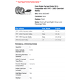 thumbnail image 2 of Front Brake Pad and Rotor Kit 6 - Compatible with 1997 - 2003 Chevy Malibu 1998 1999 2000 2001 2002, 2 of 2