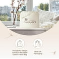 thumbnail image 4 of Whisper Organics 100% Cotton Organic Mattress Protector, 300TC Mattress Pad, Twin size, Ivory, 4 of 8