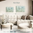 thumbnail image 4 of Elephant Stock Forest Breeze Wall Art - Horizontal Canvas Wall Art - Living Room Wall Decor - Floral And Botanical Canvas - Blue And White Decor By Norman Wyatt Jr. - 36" x 24", 4 of 8