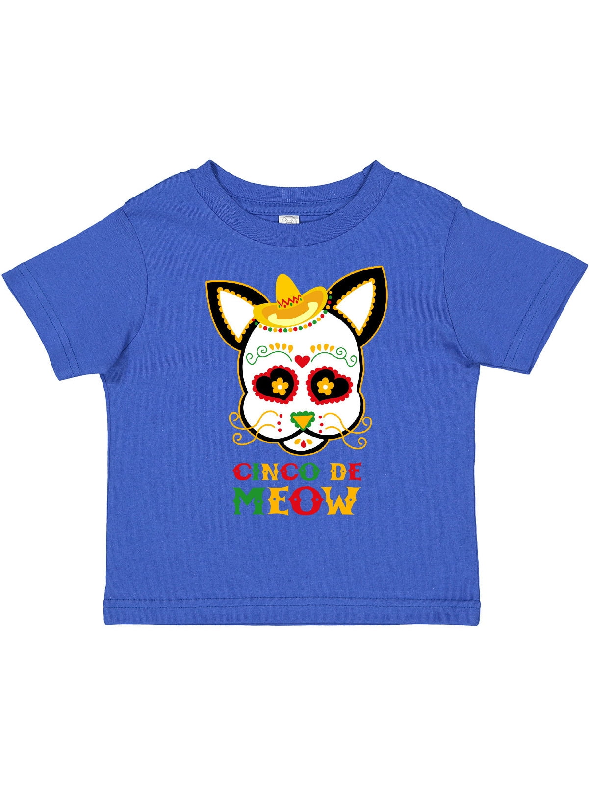 Unisex Cinco De Mayo designs Cinco De Meow Wow Tees Cat Lover Kids T-shirt