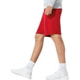 thumbnail image 3 of Hat and Beyond Men's Lightweight Brushed Fleece Elastic Sweat Shorts with Pockets, 3 of 6