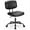 Black, variant on Resenkos Armless Home Office Chair Ergonomic Desk with Comfy Low Back Lumbar Support, Height Adjustable PU Leather Computer Task Chair with 360° Swivel Wheels, for Small Space, Kids and Adults, Black