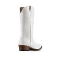 thumbnail image 4 of Botas vaqueras para mujer DREAM PAIRS con punta cuadrada y bordado, tacón de 4 cm, 4 of 7