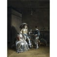 thumbnail image 3 of Jean-Baptiste Mallet 19x24 Black Modern Framed Museum Art Print Titled - The Military Gallant (1800), 3 of 5
