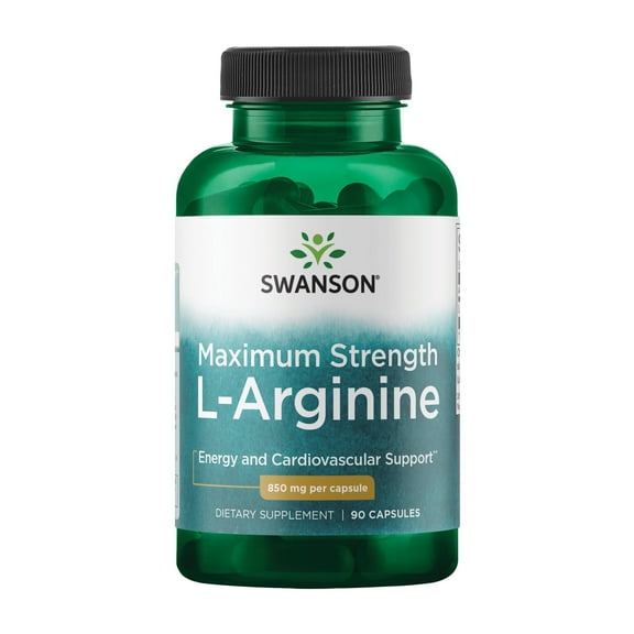 Swanson L-arginine - Maximum Strength 850 mg 90 Capsules