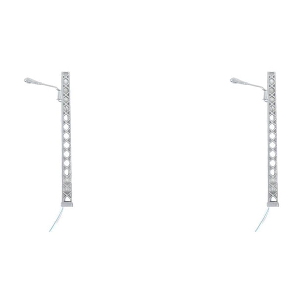 5X 1:87 ÉCHELLE Ho Modèle Chemin de Fer Rue Lumière LED Lampadaire
