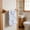 Gray, variant on Floral Jacquard Bath Towel, Soft Absorbent Lint-Free Face & Body Towel, Quick Dry Durable Hand Towel for Men Women Bathroom Daily Use