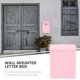 thumbnail image 3 of BESTYASH Buzón De Carta Montado En Pared De Color Rosa Para Almacenamiento En Hogar U Oficina, 3 of 6
