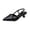 Black, variant on Kitten Heels for Women Pointed Toe Pumps Patent Leather Low Heel Slingback Heels with Buckle Dress Shoes for Dating Party Working,Wine Size 36