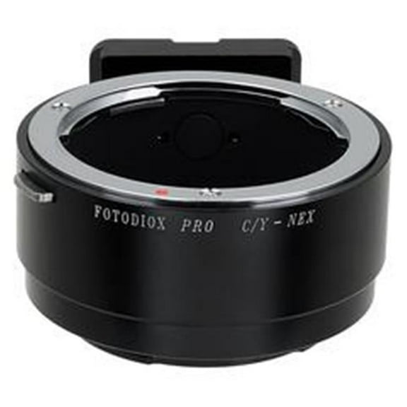 Fotodiox CY-SnyE-P Pro Lens Mount Adapter - Contax-Yashica SLR Lens To Sony Alpha E-Mount Mirrorless Camera Body