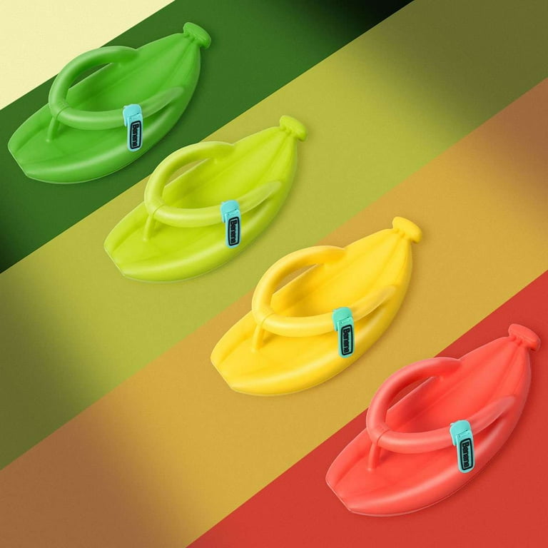 Banana Flip Flops - Unisex Thick Platform Pool Slippers For Summer Beach