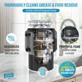 thumbnail image 6 of Beasy Garbage Disposal Cleaner and Deodorizer, 36 Pack XXL Powerful Foaming Sink Disposal Cleaner Tablets, Mint Scent Garburator Freshener, Natural Kitchen Drain Cleaning Care, 18 Months Supply, 6 of 9