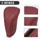 thumbnail image 4 of Funda universal para palanca de cambios manual de coche con cremallera, funda para palanca de cambios, funda para palanca de cambios, moderna, piel sintética, color rojo vino, 4 of 7