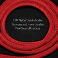thumbnail image 3 of Magnetic USB C charging cable Magnetic data cable [2 pieces 1.2M] USB Type C cable 2.4A fast charging cable, 3 of 7