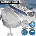 thumbnail image 1 of Pack Boat Seat Cover, Outdoor Waterproof Pontoon Captain Boat Bench Chair Seat Cover, Chair Protective Covers, 1 of 3