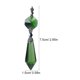 thumbnail image 4 of Moluckfu 12Pcs Portable Green Crystal Pendant for Wedding Party and Car Interior Decor, 4 of 5